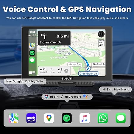Dash Camera-Spedal-Spedal 9 Inch Wireless Carplay & Android Auto with 1080P Backup Camera- Carplay Screen for Car 3 Dash Camera-Spedal-Spedal 9 Inch Wireless Carplay & Android Auto with 1080P Backup Camera- Carplay Screen for Car - Image 3