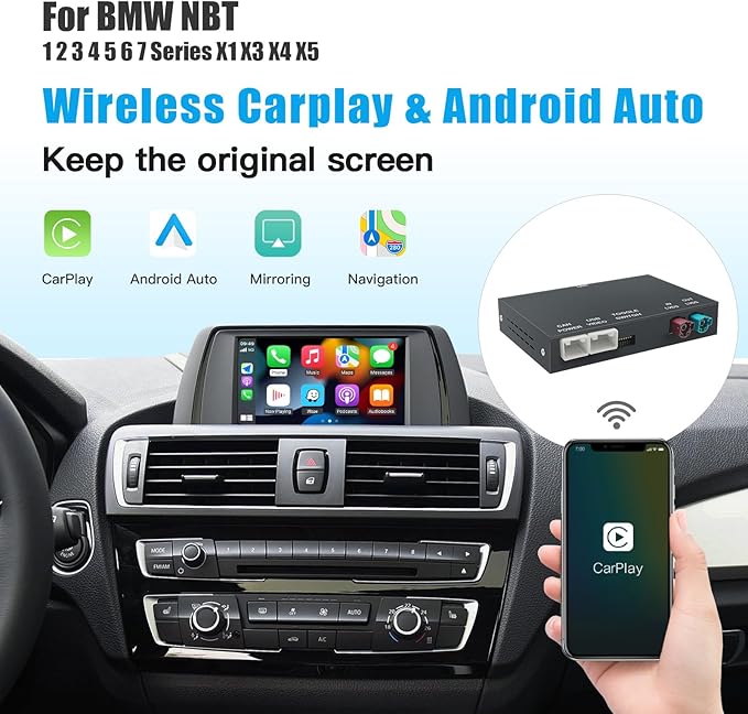 Dash Camera-autoabc-Wireless CarPlay/Android Car Modification Module for BMW NBT System 3/4/5/6/7 Series X1/X3/X4/X5/X6 2012-2016 Support Mirrorlink and OEM Car Functions 2 Dash Camera-autoabc-Wireless CarPlay/Android Car Modification Module for BMW NBT System 3/4/5/6/7 Series X1/X3/X4/X5/X6 2012-2016 Support Mirrorlink and OEM Car Functions - Image 2