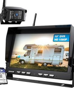 Dash Camera-ZEROXCLUB-1080P Wireless Backup Camera System for RV Trailer Truck Camper-10 Inch DVR Monitor w/Recording IR Night Vision Digital Wireless Rear View Camera Adapter for Furrion Pre-Wired RVs Dash Camera-ZEROXCLUB-1080P Wireless Backup Camera System for RV Trailer Truck Camper-10 Inch DVR Monitor w/Recording IR Night Vision Digital Wireless Rear View Camera Adapter for Furrion Pre-Wired RVs