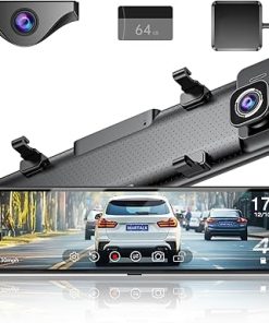 Dash Camera-Martalk-4K UHD Rearview Mirror Dash Cam with Zoom Backup Camera- 2160P Dual Mirror Dash Cam for Cars & Trucks Dash Camera-Martalk-4K UHD Rearview Mirror Dash Cam with Zoom Backup Camera- 2160P Dual Mirror Dash Cam for Cars & Trucks