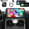 Dash Camera-Inexaccessories-Android 12 Car Stereo for Dodge RAM 1500/2500/3500 2013-2018 2+32G- 9 Inch IPS Touch Screen Car Radio with Wireless Carplay&Android Auto 5