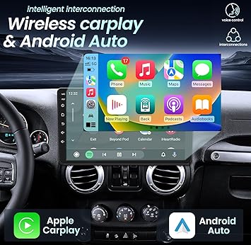 Dash Camera-Fortdows-2+64G Car Stereo for 2007-2018 Jeep Wrangler JK Radio : 10-Inch Touchscreen 1280×800 Replacement Wireless CarPlay Android Auto 5GWiFi-Bluetooth GPS 1080p Backup Camera FM SWC DSP Mirror Link 2 Dash Camera-Fortdows-2+64G Car Stereo for 2007-2018 Jeep Wrangler JK Radio : 10-Inch Touchscreen 1280x800 Replacement Wireless CarPlay Android Auto 5GWiFi-Bluetooth GPS 1080p Backup Camera FM SWC DSP Mirror Link - Image 2