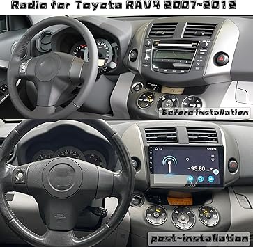 Dash Camera-Nudhfgauiyt-for Toyota RAV4 2007-2012 Car Radio with Android auto Wireless carplay 9 inch IPS Touch Screen Car Radio Stereo Android 14 with Backup Camera Bluetooth WiFi GPS Navigation 2 Dash Camera-Nudhfgauiyt-for Toyota RAV4 2007-2012 Car Radio with Android auto Wireless carplay 9 inch IPS Touch Screen Car Radio Stereo Android 14 with Backup Camera Bluetooth WiFi GPS Navigation - Image 2