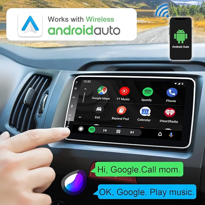 Dash Camera-IYING-Wireless CarPlay Android Auto Double Din Car Stereo 10 Inch Adjustable Touchscreen Car Play 8-Core 2G+32G Android Car Radio with Backup Camera Bluetooth AM/FM GPS Navigation WiFi 2 Din 3 Dash Camera-IYING-Wireless CarPlay Android Auto Double Din Car Stereo 10 Inch Adjustable Touchscreen Car Play 8-Core 2G+32G Android Car Radio with Backup Camera Bluetooth AM/FM GPS Navigation WiFi 2 Din - Image 3