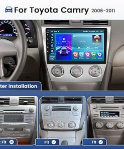 Dash Camera-Hikity-2+64GB Android 13 Car Stereo for Toyota Camry 2006-2011 Wireless Carplay Android Auto- 10.1 Inch HD Touch Screen Car Radio with Backup Camera/GPS Navi/WiFi/Bluetooth/SWC/FM RDS/EQ 2