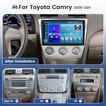 Dash Camera-Hikity-2+64GB Android 13 Car Stereo for Toyota Camry 2006-2011 Wireless Carplay Android Auto- 10.1 Inch HD Touch Screen Car Radio with Backup Camera/GPS Navi/WiFi/Bluetooth/SWC/FM RDS/EQ 2 Dash Camera-Hikity-2+64GB Android 13 Car Stereo for Toyota Camry 2006-2011 Wireless Carplay Android Auto- 10.1 Inch HD Touch Screen Car Radio with Backup Camera/GPS Navi/WiFi/Bluetooth/SWC/FM RDS/EQ - Image 2