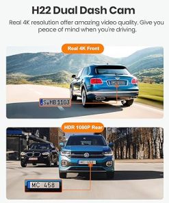 Dash Camera-YEECORE-Dash Cam Front and Rear- Real 4K+1080P Dual Dash Cam 2