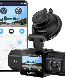 Dash Camera-COOAU-COOAU Dual Dash Cam 2.5K+1080P- Dash Cam Front and Inside