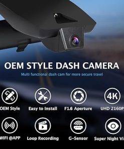 Dash Camera-YuYue Electronic-YuYue Electronic 4K Dash Cam Compatible with Toyota RAV4 2019-2021- Prime 2021-2024 2