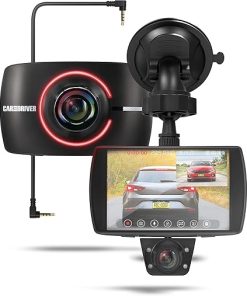 Dash Camera-Car and Driver-Car and Driver 1080p Full HD Dual View Dash Cam | Front- Rear-View Camera Combo with Sony IMX Sensor