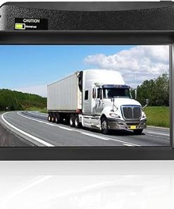 Dash Camera-LONGRUF-GPS Navigator for Car- Latest 2025 Map 9-inch HD Display 16GB 256MB Satellite Navigation with Sun Visor 2