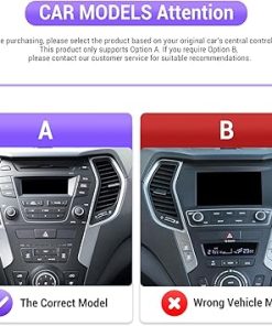 Dash Camera-Hikity-8 Core 6+128G Android 13 Car Stereo for Hyundai Santa Fe IX45 2013-2017-Wireless Carplay Android Auto 2