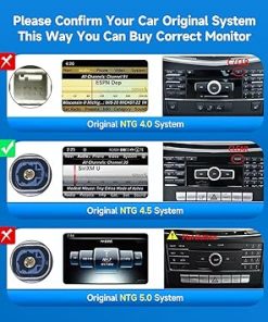 Dash Camera-ZBARK-Android 13 Car Radio Screen for Mercedes Benz ML GL Class NTG4.5 from 2012 to 2015 Multimedia Video Player Navigaion GPS DVD Support Carplay Android Auto WiFi 2