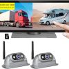 Dash Camera-Pyle-Pyle Wireless Backup Rear View Camera – Waterproof Car Parking Rearview Reverse Safety/Vehicle Monitor System w/ 4.3” Video Color LCD Display Screen- Distance Scale Lines 4