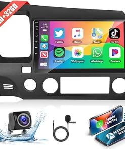 Dash Camera-podofo-Podofo 2+32G Car Stereo for Honda Civic 2006 2007 2008 2009 2010 2011 with Wireless Carplay Android Auto-9 Inch Touch Screen Car Radio with Bluetooth Dash Camera-podofo-Podofo 2+32G Car Stereo for Honda Civic 2006 2007 2008 2009 2010 2011 with Wireless Carplay Android Auto-9 Inch Touch Screen Car Radio with Bluetooth