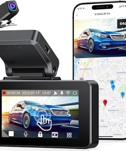 Dash Camera-Kingslim-Kingslim Dash Cam Front and Rear 4K- Car Dash Camera for Cars with Free 64GB Card 2