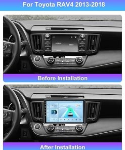 Dash Camera-Mofizarex-8 Core (4GB+32GB) Car Stereo Upgrade Radio for Toyota RAV4 2013-2018-Android 13 10.2inch GPS Navigation with Wireless Carplay Android Auto Support AM FM RSD Bluetooth 5.0 2