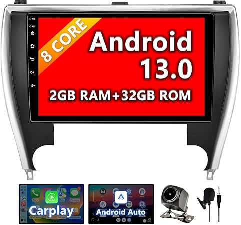 Dash Camera-BINIZE-BINIZE Android 13 Car Stereo Radio Compatible with Toyota Camry 2015 2016 2017 Wireless Carplay&Android Auto- 10 Inch Touchscreen Bluetooth GPS Navigation Dash Camera-BINIZE-BINIZE Android 13 Car Stereo Radio Compatible with Toyota Camry 2015 2016 2017 Wireless Carplay&Android Auto- 10 Inch Touchscreen Bluetooth GPS Navigation