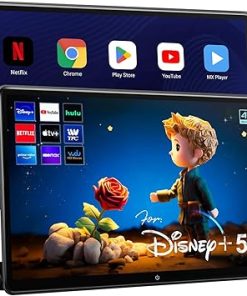 Dash Camera-AINAVI-15.6″ Android Headrest Monitor Tablet Touchscreen Portable Car TV-Support Playback 4K Video Mirroring Sync Screen Phone Wireless Control Bluetooth HDMI/WiFi/SD/USB Video Player (15.6″ 2G+32G (2*PCS))