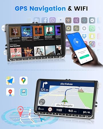 Dash Camera-Rimoody-2G+64G Carplay Car Radio for VW Passat Jetta Tiguan Golf MK5 MK6 T5 EOS Polo- Rimoody Android 13 Car Stereo 9 Inch Touchscreen Android Auto GPS Navigation WiFi Bluetooth FM SWC Backup Camera 3 Dash Camera-Rimoody-2G+64G Carplay Car Radio for VW Passat Jetta Tiguan Golf MK5 MK6 T5 EOS Polo- Rimoody Android 13 Car Stereo 9 Inch Touchscreen Android Auto GPS Navigation WiFi Bluetooth FM SWC Backup Camera - Image 3