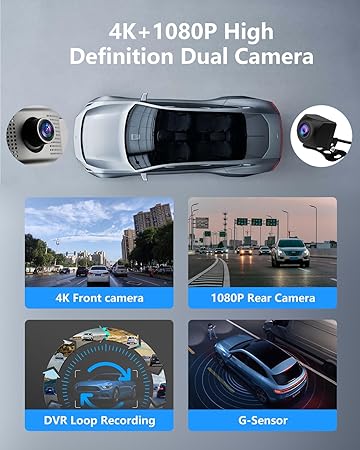 Dash Camera-SEICANE-Carplay Screen for Car- 9.3″ Touchscreen with 4K Dash Cam & 1080P Backup Camera 3 Dash Camera-SEICANE-Carplay Screen for Car- 9.3" Touchscreen with 4K Dash Cam & 1080P Backup Camera - Image 3