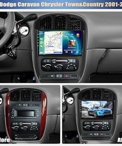 Dash Camera-AMprime-[2+64G] 8-Core Android 13 Car Stereo for Dodge Caravan Chrysler Town&Country 2001-2007 with Apple Carplay&Android Auto-10.1 Inch Car Radio with Mirror Link Bluetooth FM/RDS WiFi GPS SWC+Backup Camera 2