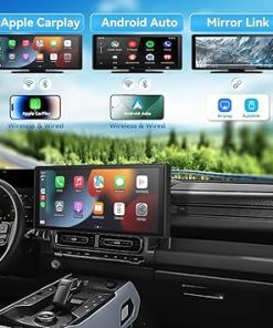 Dash Camera-VERYMODEL-Wireless Portable Carplay Screen for Car – 10.26in HD IPS Apple Carplay & Android Auto- with 4K Dash Cam 2