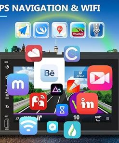 Dash Camera-podofo-Podofo Android Car Stereo for Ford F150 F250 F350 Fusion Edge Explorer Taurus Freestar- 7 inch Touch Screen Bluetooth Radio with GPS Navigation Support FM/RDS SWC USB Mirrorlink Backup Camera 2