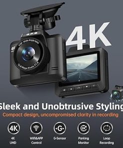 Dash Camera-ecomoment-4K+1080P Dash Cam Front and Rear 2