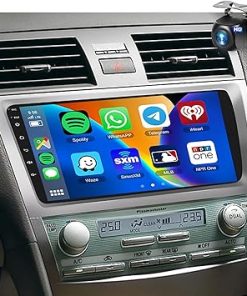 Dash Camera-METEESER-2+64G for Toyota Camry 2006-2011 Car Radio with Wireless Carplay/Android Auto-Android Car Stereo 9 Inch Touch Screen GPS Navigation WiFi Bluetooth FM/RDS Mirror Link SWC Backup Camera