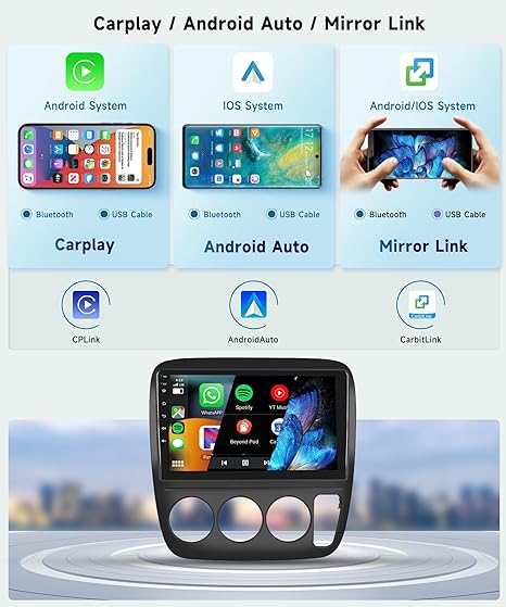 Dash Camera-podofo-8-core 4G+64G Car Radio for Honda CRV 1997 1998 1999 2000 2001- Wireless Carplay Android Auto Car Stereo 3 Dash Camera-podofo-8-core 4G+64G Car Radio for Honda CRV 1997 1998 1999 2000 2001- Wireless Carplay Android Auto Car Stereo - Image 3