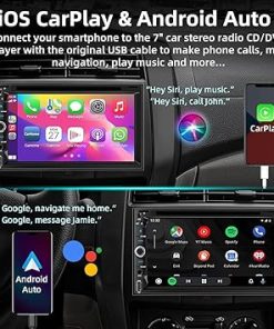 Dash Camera-Inexaccessories-Double Din Car Stereo with CD/DVD Player- 7-Inch Touch Screen 2