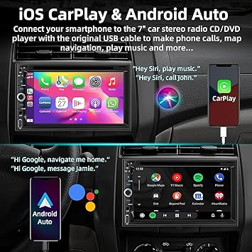 Dash Camera-Inexaccessories-Double Din Car Stereo with CD/DVD Player- 7-Inch Touch Screen 2 Dash Camera-Inexaccessories-Double Din Car Stereo with CD/DVD Player- 7-Inch Touch Screen - Image 2