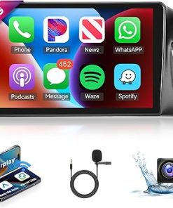 Dash Camera-Rimoody-2+64G Android Car Radio Car Stereo for Audi Q5 2010-2018 with Wireless Carplay Android Auto- 9’’ Touch Screen Head Unit Mirror Link WiFi GPS Navigation Bluetooth FM RDS EQ AHD Backup Camera SWC MIC