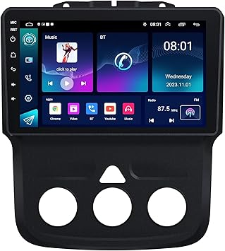 Dash Camera-Inexaccessories-Android 12 Car Stereo for Dodge RAM 1500/2500/3500 2013-2018 2+32G- 9 Inch IPS Touch Screen Car Radio with Wireless Carplay&Android Auto Dash Camera-Inexaccessories-Android 12 Car Stereo for Dodge RAM 1500/2500/3500 2013-2018 2+32G- 9 Inch IPS Touch Screen Car Radio with Wireless Carplay&Android Auto