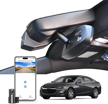 Dash Camera-mangoal-Front 4K and Rear 1080P Dash Cam for Chevy 9th Gen Malibu 2016-2025 (Model A)- Model A & Model B Have Same Models Years but Vehicle Sensor Cover are Different Dash Camera-mangoal-Front 4K and Rear 1080P Dash Cam for Chevy 9th Gen Malibu 2016-2025 (Model A)- Model A & Model B Have Same Models Years but Vehicle Sensor Cover are Different