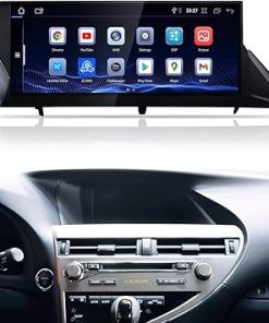 Dash Camera-ZBARK-Android 13 System 10.25 inch Touch Screen Radio Car Stereo for Lexus RX300 RX350 RX450H from 2012 to 2014 Built in CarPlay BT Head Unit 4GB RAM 64GB ROM Square Mouse
