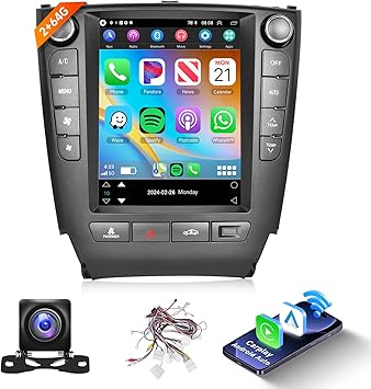 Dash Camera-VECHTEL-2+64G Android 13 Car Stereo for Lexus IS250 2006-2012 with Wireless Carplay Android Auto- 9.7″ Touch Screen Car Radio Support GPS/WiFi/Bluetooth/FM/SWC/Voice Control/Backup Camera Dash Camera-VECHTEL-2+64G Android 13 Car Stereo for Lexus IS250 2006-2012 with Wireless Carplay Android Auto- 9.7" Touch Screen Car Radio Support GPS/WiFi/Bluetooth/FM/SWC/Voice Control/Backup Camera
