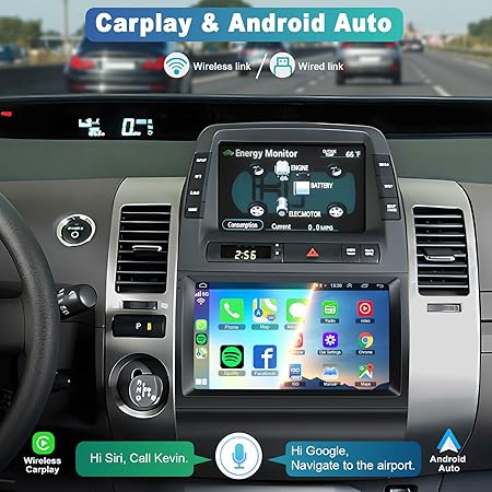 Dash Camera-electrosmart-Android 13 Car Radio for Toyota Prius 2003-2009 with Wireless Carplay Android Auto-9 Inch IPS Touch Screen Car Stereo with GPS Nav/Bluetooth/FM AM/Backup Camera/WiFi/SWC/HiFi/Mirrorlink 4G+64G 3 Dash Camera-electrosmart-Android 13 Car Radio for Toyota Prius 2003-2009 with Wireless Carplay Android Auto-9 Inch IPS Touch Screen Car Stereo with GPS Nav/Bluetooth/FM AM/Backup Camera/WiFi/SWC/HiFi/Mirrorlink 4G+64G - Image 3
