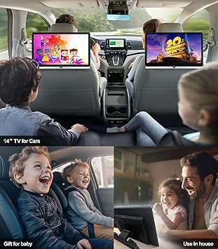 Dash Camera-Seventour-14 inch 4K Android 11 Portable Car TV Headrest Monitor Tablet for Back seat- Support Phone Wireless mirroring Touch Screen 3 Dash Camera-Seventour-14 inch 4K Android 11 Portable Car TV Headrest Monitor Tablet for Back seat- Support Phone Wireless mirroring Touch Screen - Image 3