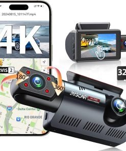 Dash Camera-Juscar-Smart 4K Dual Dash Cam with WiFi GPS- Voice Control Dash Camera-Juscar-Smart 4K Dual Dash Cam with WiFi GPS- Voice Control