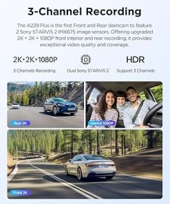 Dash Camera-VIOFO-VIOFO A229 Plus 3 Channel Dash Cam- Dual STARVIS 2 Sensors 2