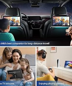 Dash Camera-AINAVI-13.3″ Android 10 Car Tablet TV-4K Video Playback Car Headrest Touchscreen Monitor with 5G WiFi Wireless Phone Mirror Link Airplay HDMI Bluetooth USB SD Video Player (13.3″ 4G +64G (2*pcs) Android 10) 2