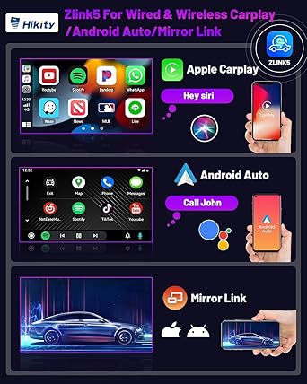Dash Camera-Hikity-Hikity 2+64GB Android 13 Car Stereo for Honda Civic 2013-2017 with Wireless Carplay Android Auto- 9” Touch Screen in-Dash GPS Navigation HiFi WiFi Bluetooth SWC Mic Backup Camera 2 Dash Camera-Hikity-Hikity 2+64GB Android 13 Car Stereo for Honda Civic 2013-2017 with Wireless Carplay Android Auto- 9'' Touch Screen in-Dash GPS Navigation HiFi WiFi Bluetooth SWC Mic Backup Camera - Image 2