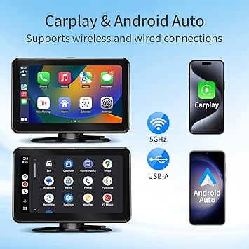 Dash Camera–7″ Touchscreen Car Play Display- Compatibility with Wireless Apple CarPlay Screen for Car 3 Dash Camera--7" Touchscreen Car Play Display- Compatibility with Wireless Apple CarPlay Screen for Car - Image 3