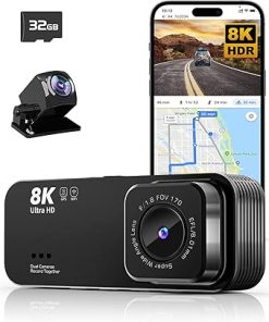 Dash Camera-lensuge-Dash Cam Front and Rear- Ultra HD 8K Dash cam