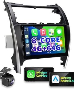 Dash Camera-crownyu-for Toyota Camry 2012 2013 2014 Upgrade Android Radio Compatible with Wirelessly Carplay Android Auto Car Stereo Bluetooth Navigation Touch Screen GPS 8core 4GB RAM 64GB Head Unit Media Player Dash Camera-crownyu-for Toyota Camry 2012 2013 2014 Upgrade Android Radio Compatible with Wirelessly Carplay Android Auto Car Stereo Bluetooth Navigation Touch Screen GPS 8core 4GB RAM 64GB Head Unit Media Player