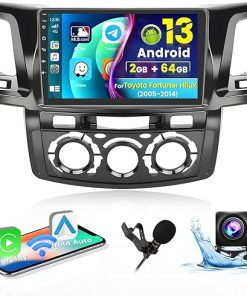 Dash Camera-Hikity-Hikity 2+64GB for Toyota Fortuner Hilux 2005-2014 Android Car Stereo with Carplay Android Auto 9 inch Touchscreen Radio Support GPS WiFi SWC RCA HiFi Rear Camera Dash Camera-Hikity-Hikity 2+64GB for Toyota Fortuner Hilux 2005-2014 Android Car Stereo with Carplay Android Auto 9 inch Touchscreen Radio Support GPS WiFi SWC RCA HiFi Rear Camera