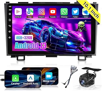 Dash Camera-OMYOPY-4GB+32GB Android 13 Car Stereo Radio Upgrade for Honda CRV 2007-2011-9.2 Inch Touch Screen Car Radio with Wireless Carplay Android Auto Dash Camera-OMYOPY-4GB+32GB Android 13 Car Stereo Radio Upgrade for Honda CRV 2007-2011-9.2 Inch Touch Screen Car Radio with Wireless Carplay Android Auto