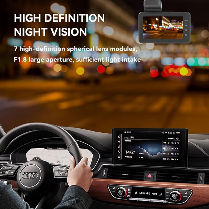Dash Camera-Dnil-Dash cam- 2.4-inch 1080p High-Definition Dash cam for Cars with Super Night Vision 2 Dash Camera-Dnil-Dash cam- 2.4-inch 1080p High-Definition Dash cam for Cars with Super Night Vision - Image 2